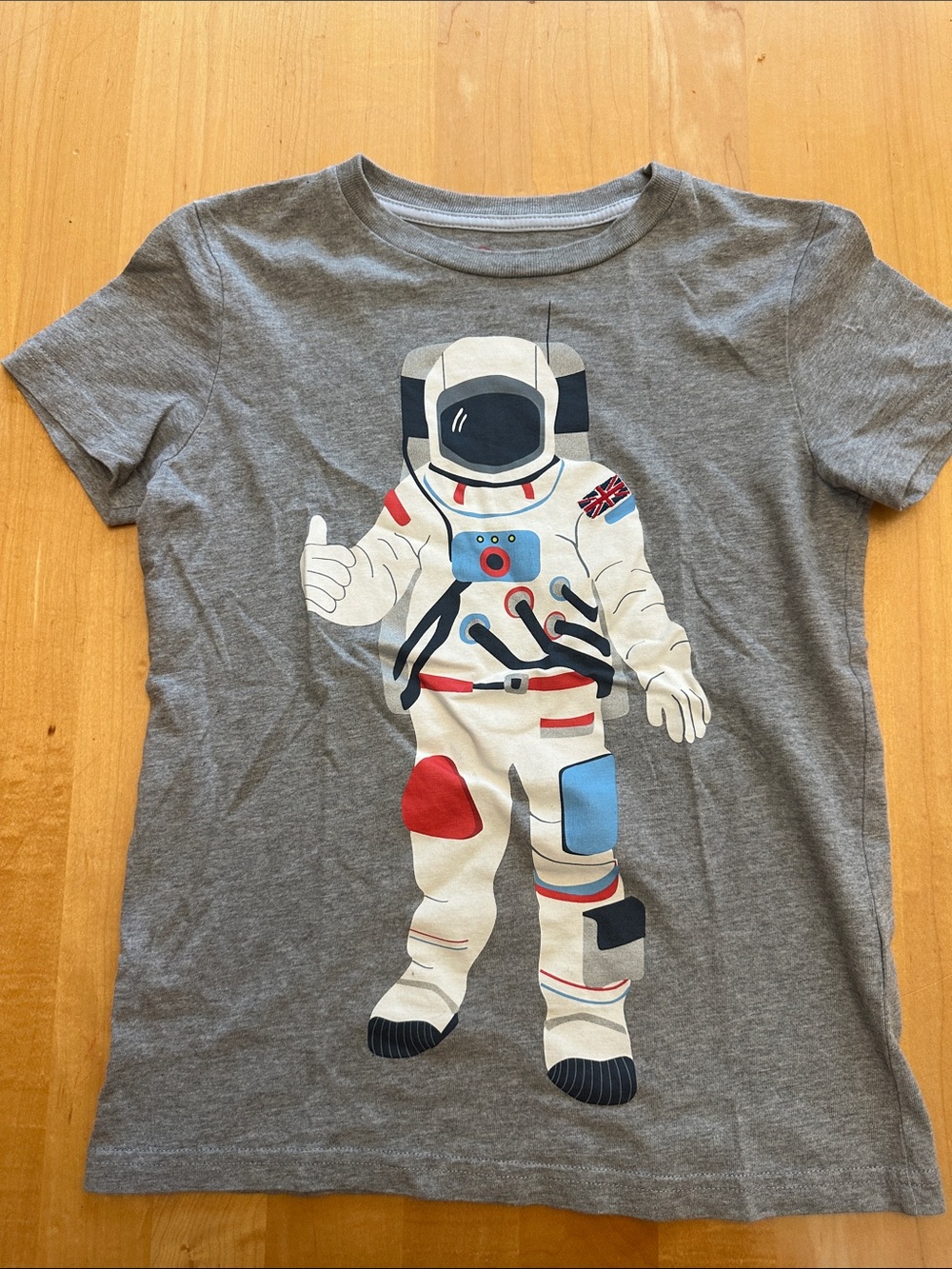 Mini Boden - Gray Kids Astronaut Graphic Tee - Brand Unspecified